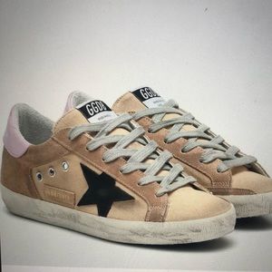 Golden goose canvas slides